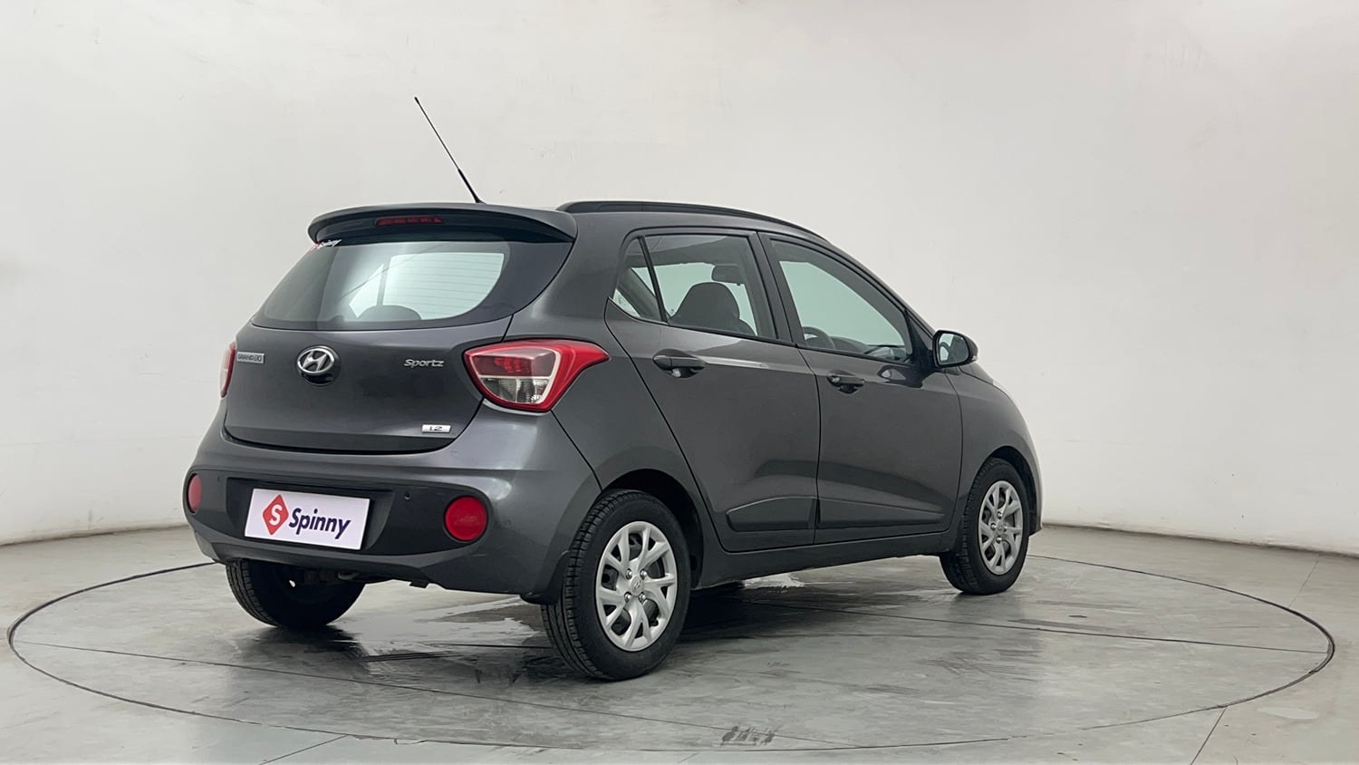 Used 2019 Hyundai Grand i10 Sportz 1.2 Kappa VTVT Petrol Manual exterior RIGHT REAR CORNER VIEW