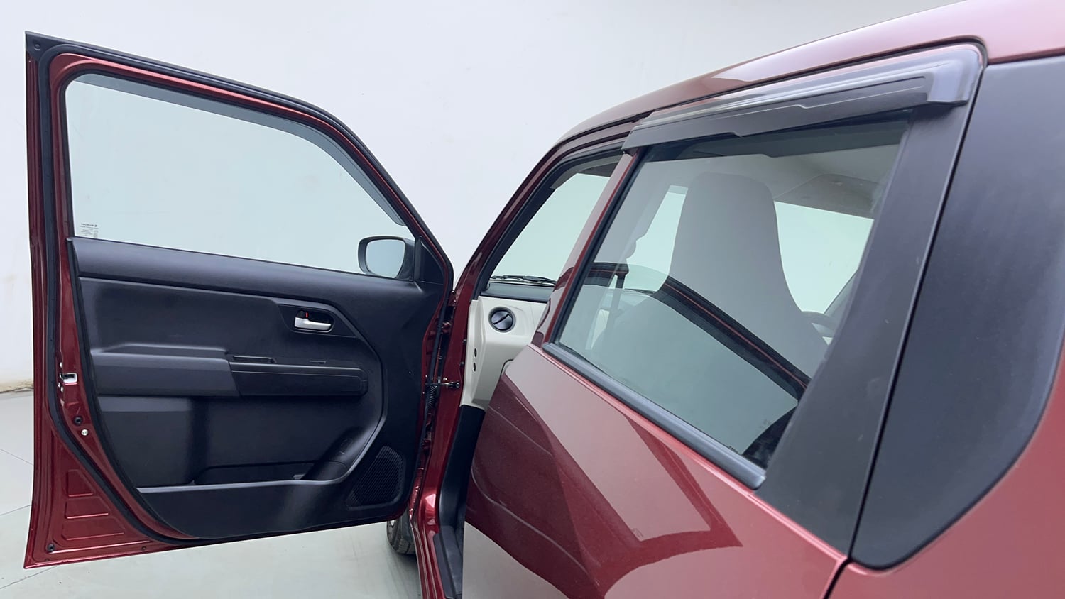 Used 2026 Maruti Suzuki Wagon R VXI 1.0 AGS Petrol Automatic interior LEFT FRONT DOOR OPEN VIEW