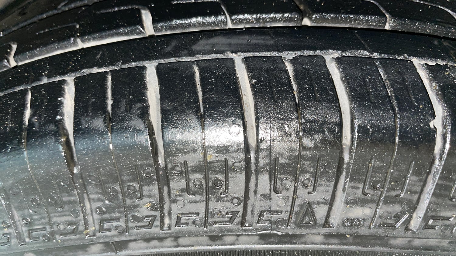 Used 2019 Hyundai Santro Sportz Petrol+CNG (Outside Fitted) Cng Manual tyres RIGHT FRONT TYRE TREAD VIEW