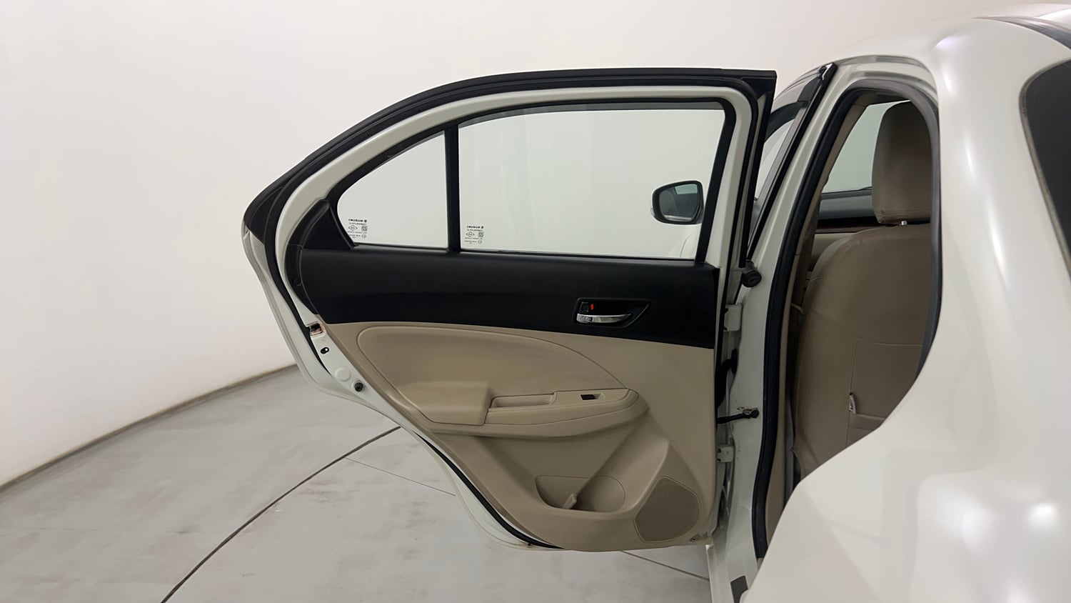 Used 2020 Maruti Suzuki Dzire ZXi AMT Petrol Automatic interior LEFT REAR DOOR OPEN VIEW