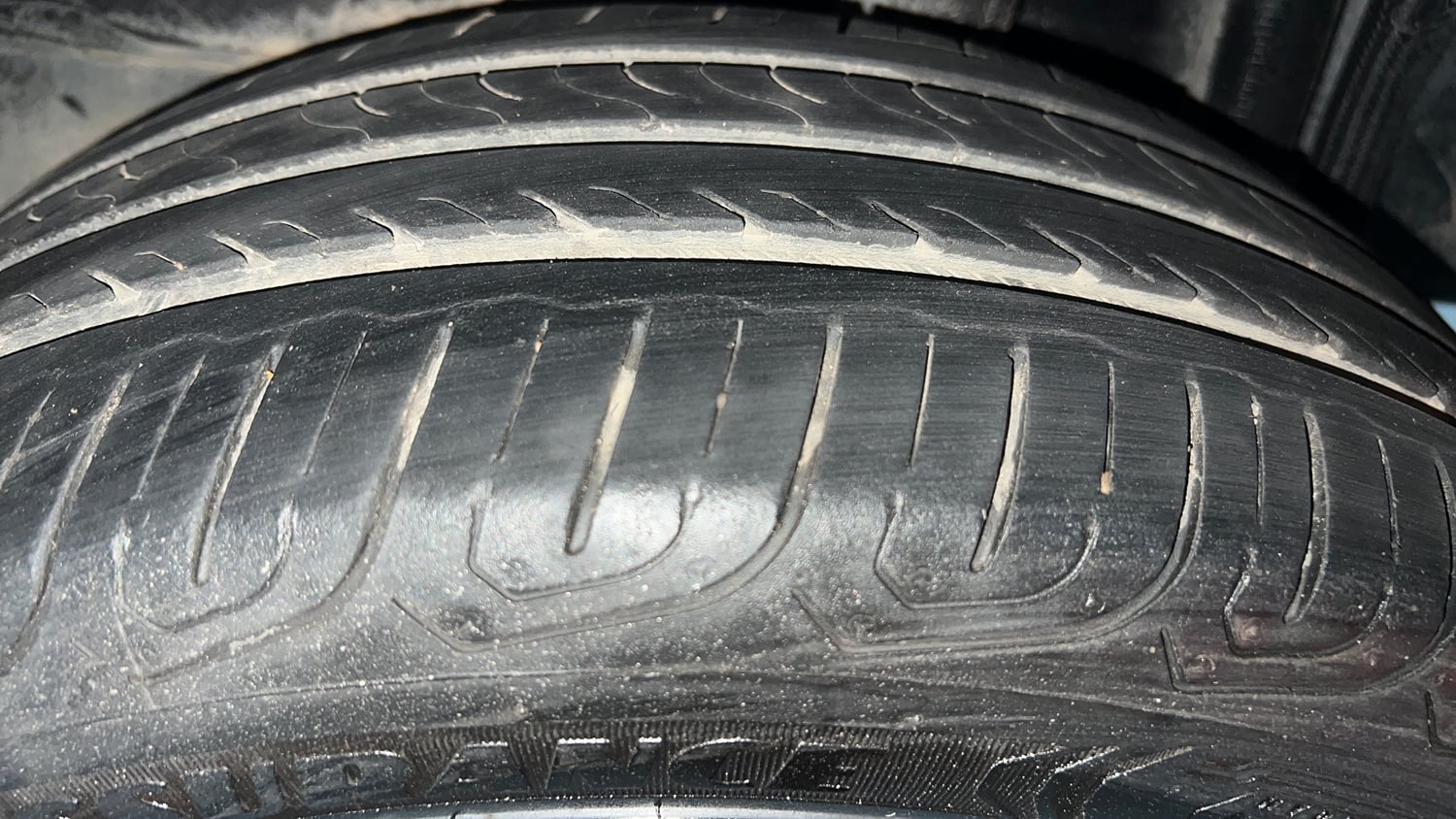 Used 2019 Toyota Yaris G CVT Petrol Automatic tyres LEFT REAR TYRE TREAD VIEW