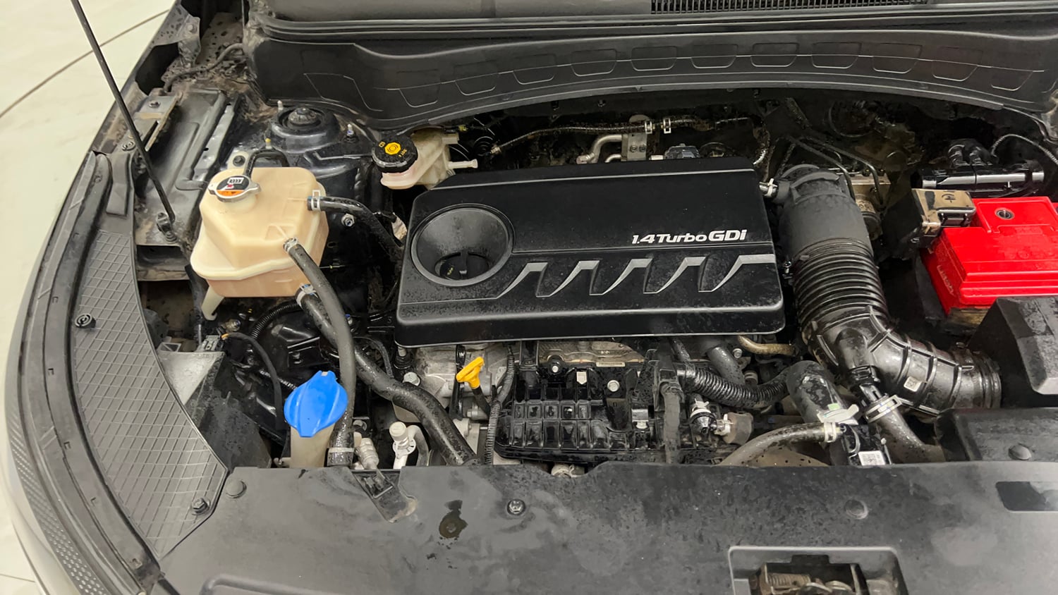 Used 2022 Kia Seltos X Line 1.4 DCT Petrol Automatic engine ENGINE RIGHT SIDE VIEW