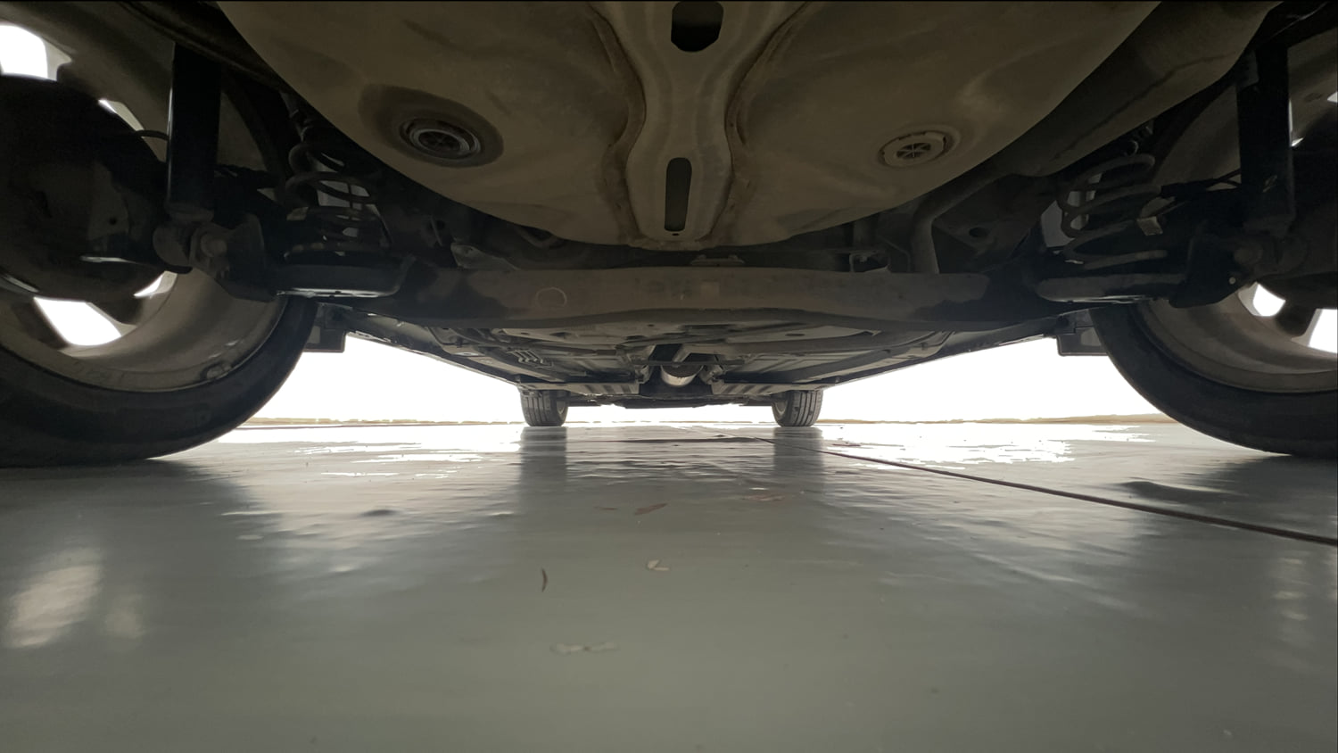 Used 2022 Maruti Suzuki Baleno Zeta AGS Petrol Automatic extra REAR UNDERBODY VIEW (TAKEN FROM REAR)