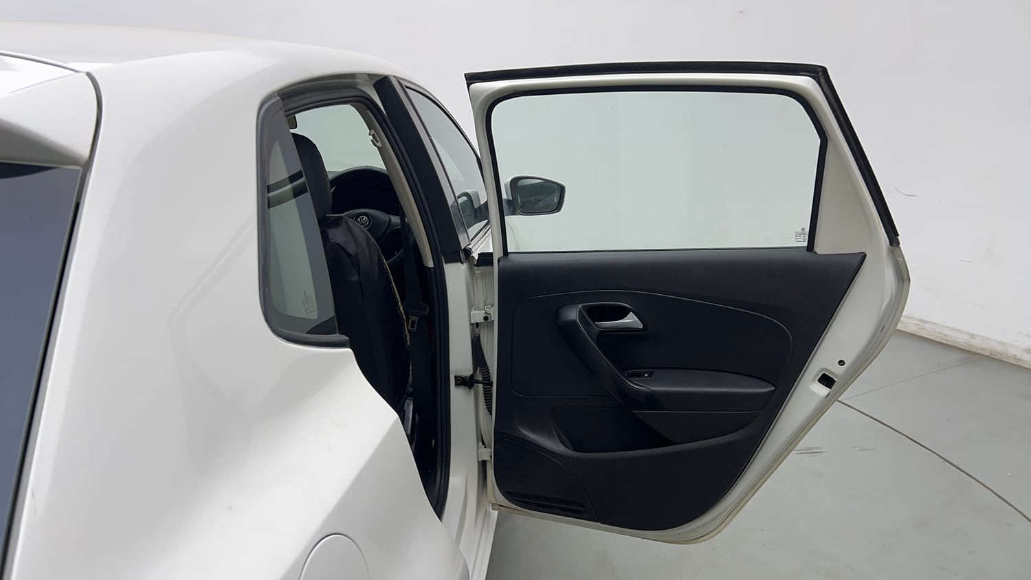 Used 2014 Volkswagen Polo Comfortline 1.2L (P) Petrol Manual interior RIGHT REAR DOOR OPEN VIEW