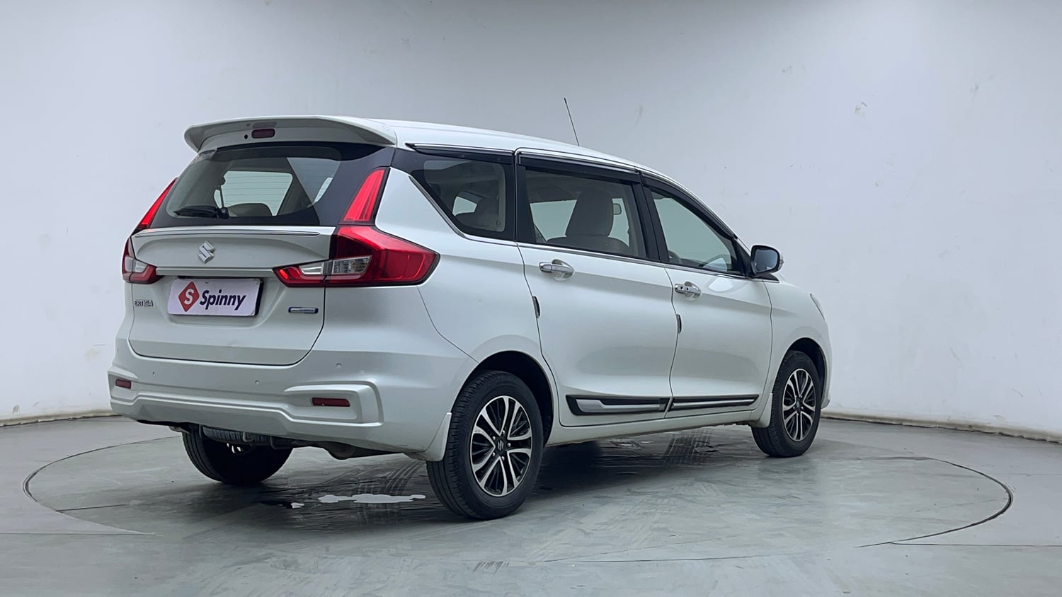 Used 2023 Maruti Suzuki Ertiga ZXi Plus AT Petrol Automatic exterior RIGHT REAR CORNER VIEW