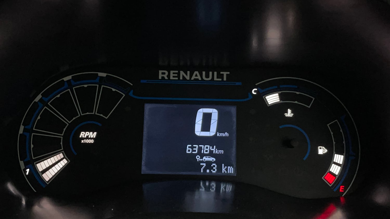 Used 2021 Renault Triber RXZ Petrol Manual interior CLUSTERMETER VIEW