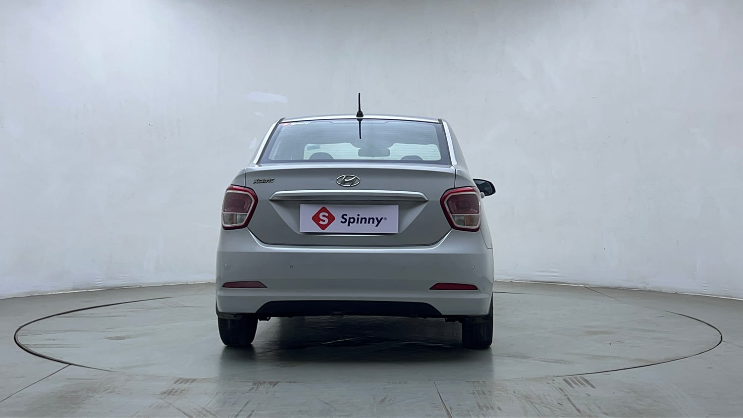 Used 2014 Hyundai Xcent S 1.2 Petrol Manual exterior BACK VIEW