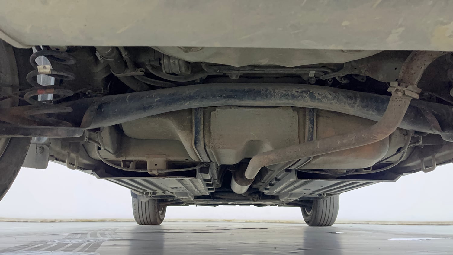 Used 2023 Maruti Suzuki Brezza ZXi Petrol Manual extra REAR UNDERBODY VIEW (TAKEN FROM REAR)