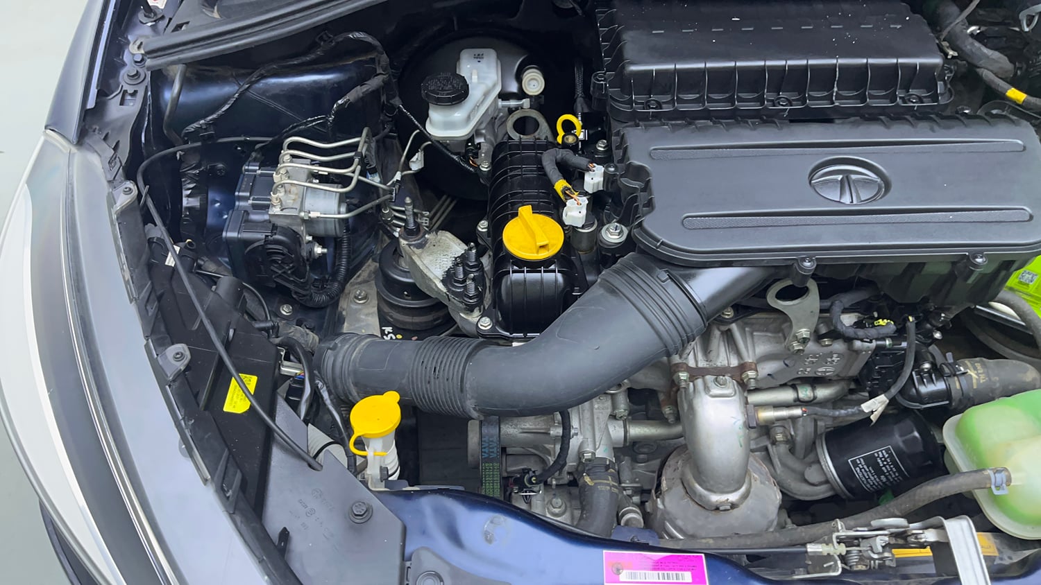 Used 2023 Tata Tigor XZ Plus Petrol Manual engine ENGINE RIGHT SIDE VIEW