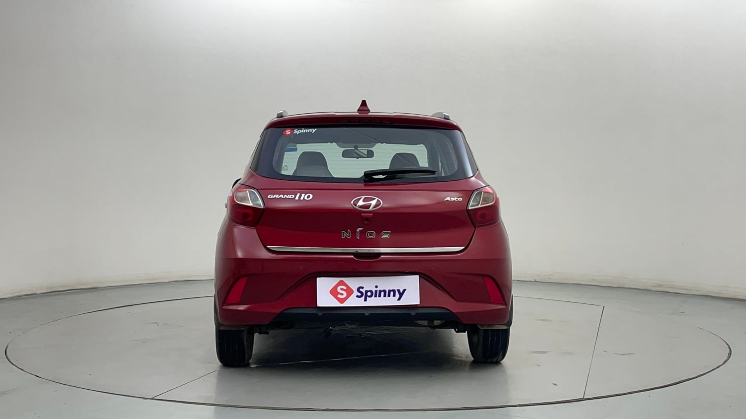 Used 2021 Hyundai Grand i10 Nios Asta AMT 1.2 Kappa VTVT Petrol Automatic exterior BACK VIEW