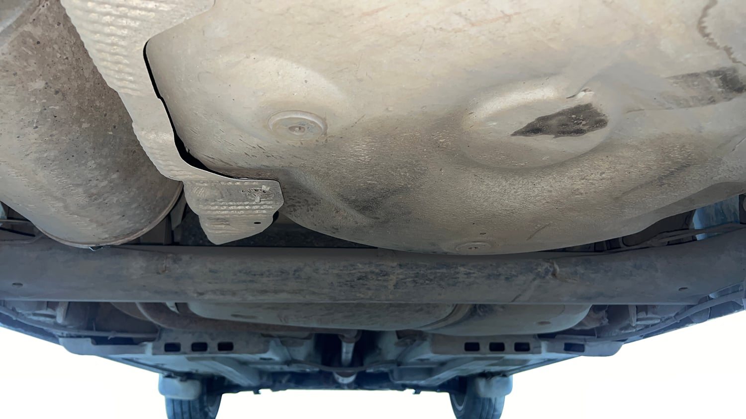 Used 2013 Volkswagen Polo Highline1.2L (P) Petrol Manual extra REAR UNDERBODY VIEW (TAKEN FROM REAR)