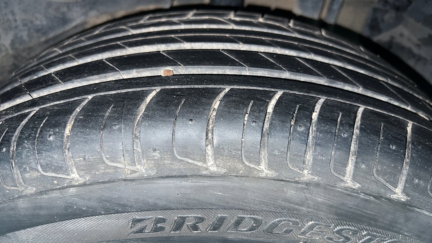 Used 2019 Tata Nexon XMA Diesel Diesel Automatic tyres LEFT REAR TYRE TREAD VIEW
