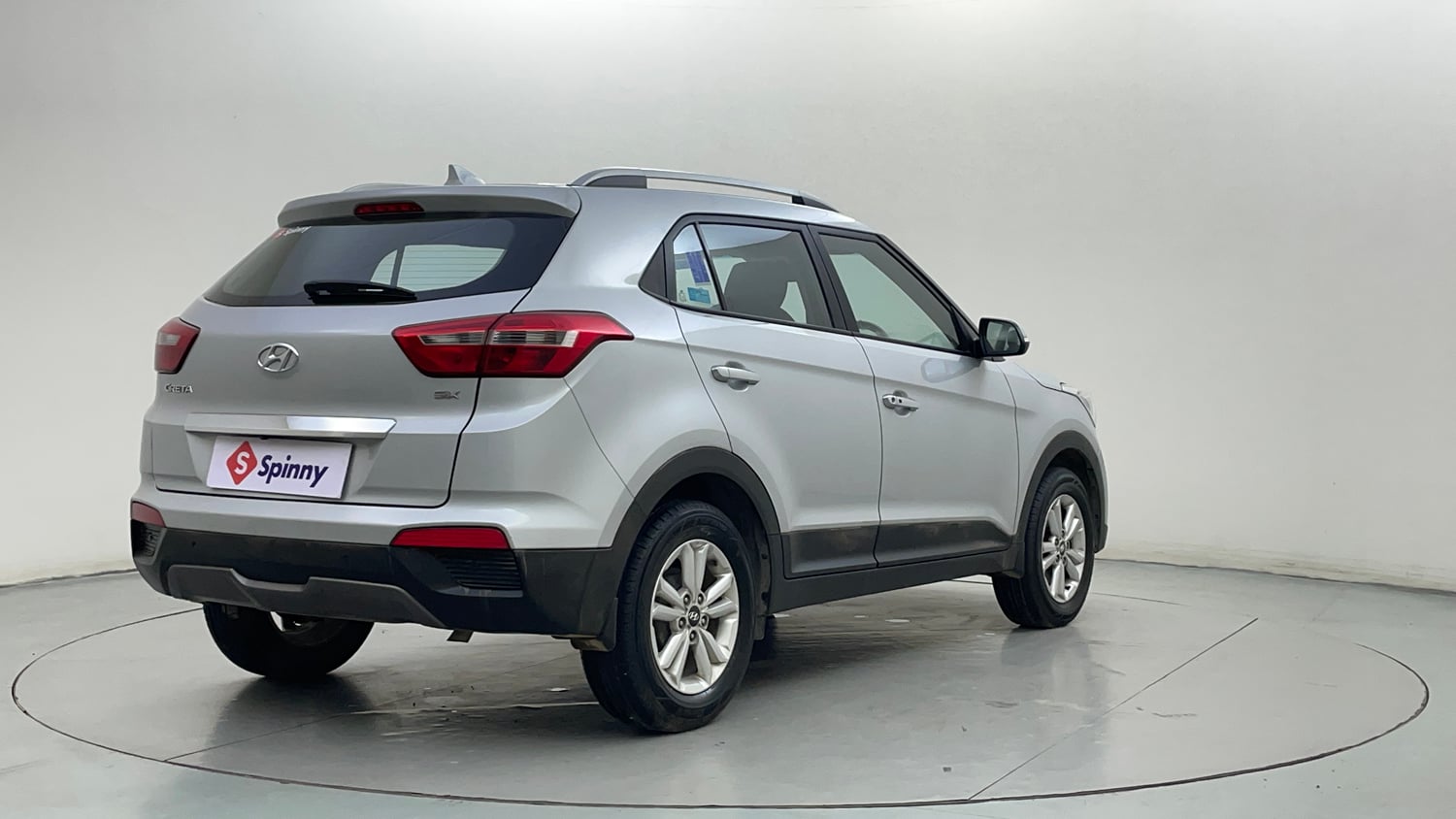 Used 2016 Hyundai Creta 1.6 SX Plus Petrol Petrol Manual exterior RIGHT REAR CORNER VIEW