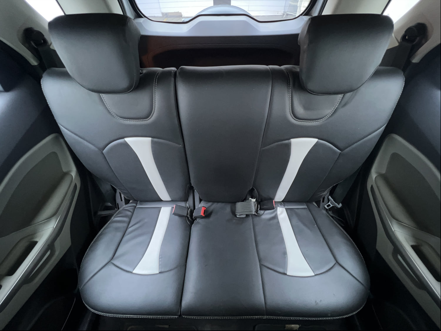 Used 2015 Ford EcoSport Titanium 1.5L Ti-VCT AT Petrol Automatic interior REAR SEAT CONDITION VIEW