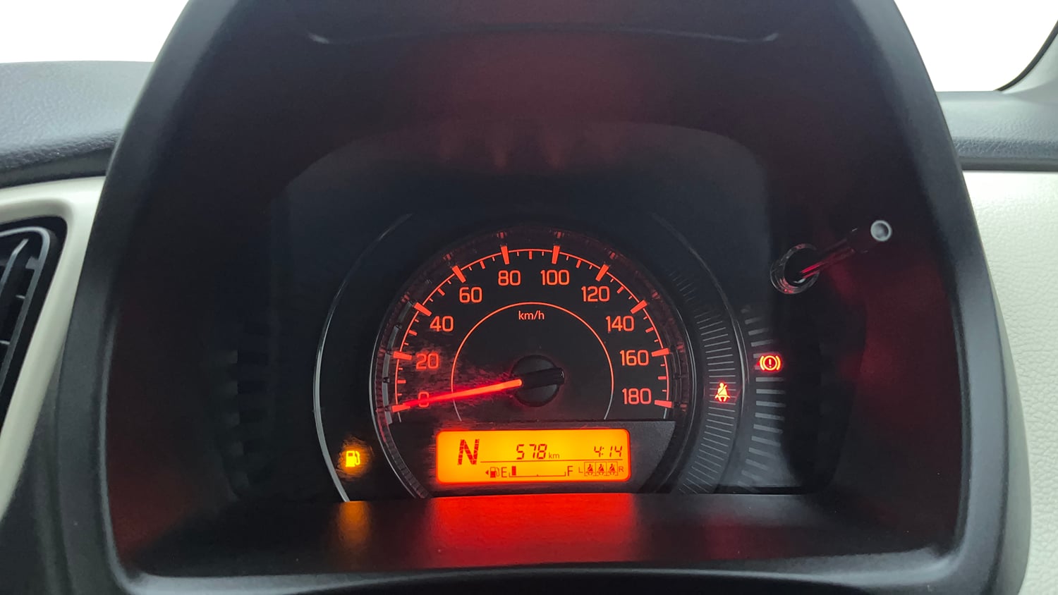 Used 2026 Maruti Suzuki Wagon R VXI 1.0 AGS Petrol Automatic interior CLUSTERMETER VIEW