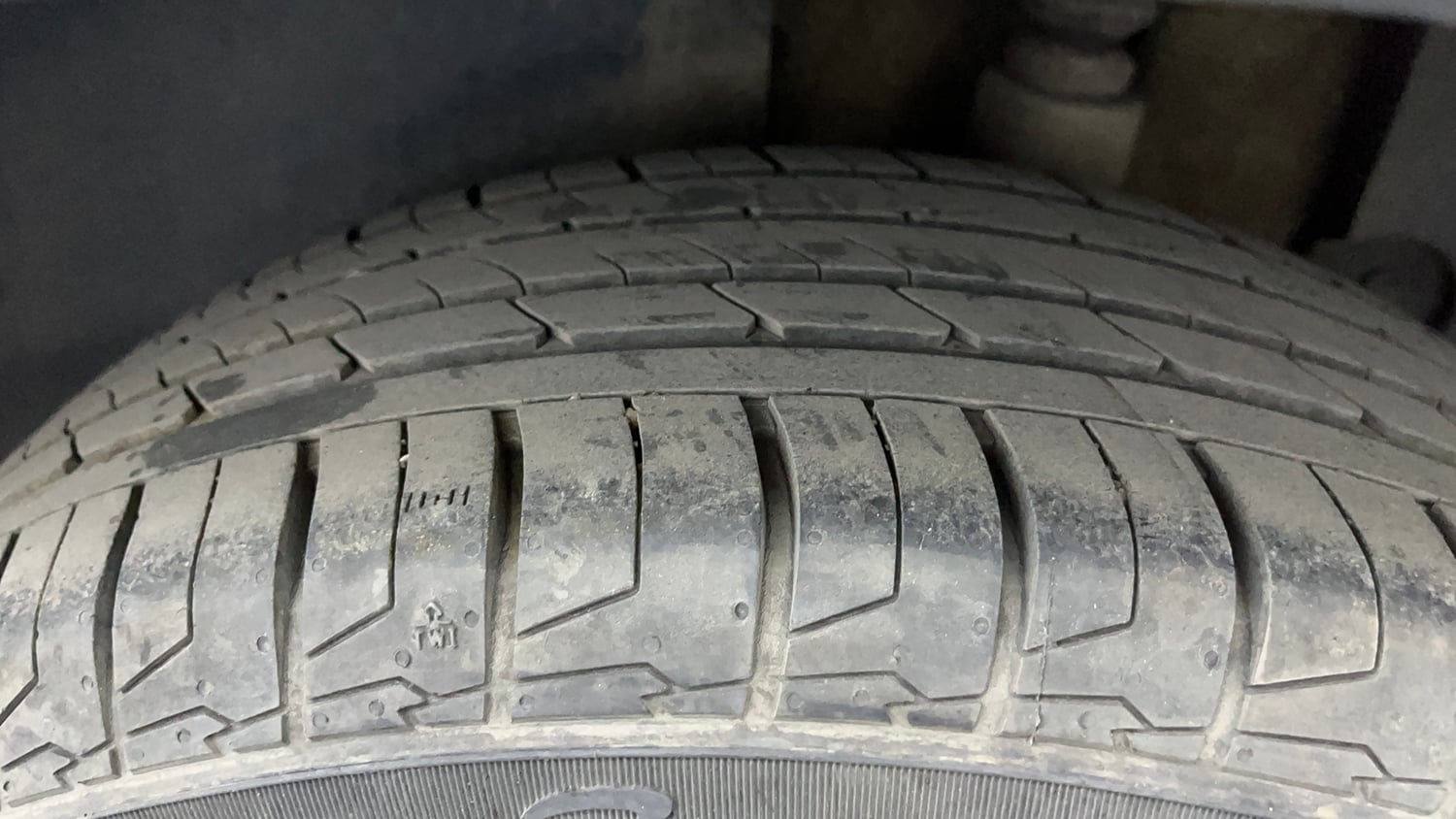 Used 2024 kia Seltos HTX 1.5 Petrol IVT Petrol Automatic tyres LEFT REAR TYRE TREAD VIEW