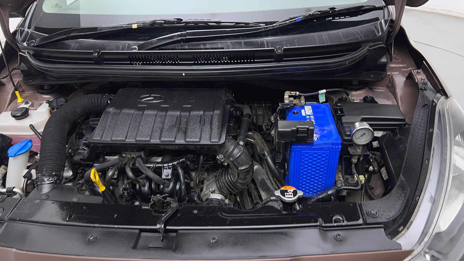 Used 2021 Hyundai Aura S 1.2 CNG Cng Manual engine ENGINE LEFT SIDE VIEW