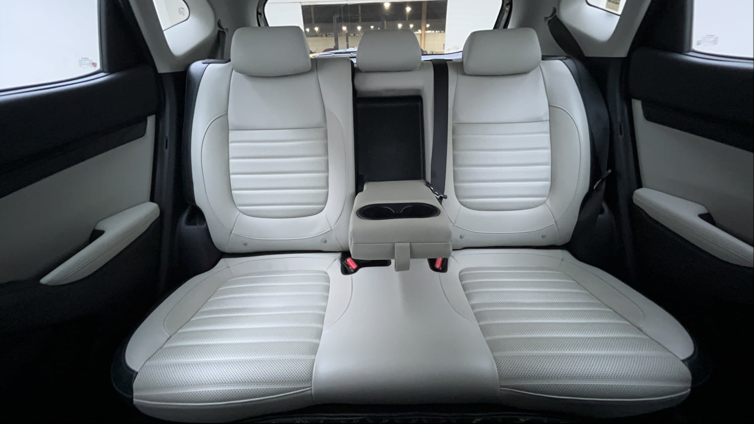 Used 2024 kia Seltos HTX 1.5 Petrol IVT Petrol Automatic interior REAR SEAT CONDITION VIEW