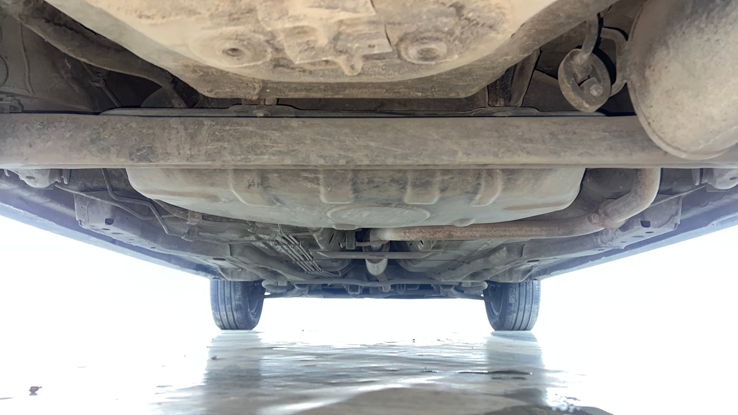Used 2022 Tata Tiago XZ Plus CNG Cng Manual extra REAR UNDERBODY VIEW (TAKEN FROM REAR)