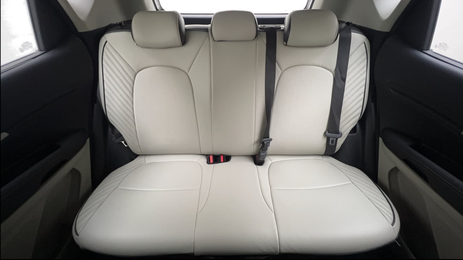 Used 2023 Kia Sonet HTX 1.0 Turbo Petrol DCT Petrol Automatic interior REAR SEAT CONDITION VIEW