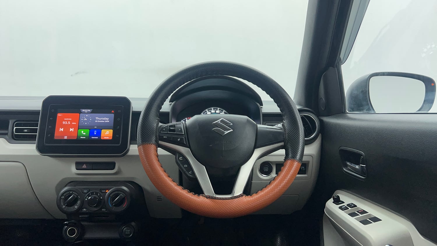 Used 2022 Maruti Suzuki Ignis Zeta 1.2 MT Petrol Manual interior STEERING VIEW