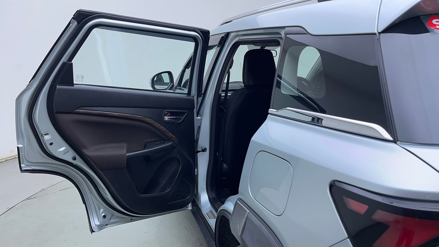 Used 2025 Maruti Suzuki Brezza ZXi AT Petrol Automatic interior LEFT REAR DOOR OPEN VIEW