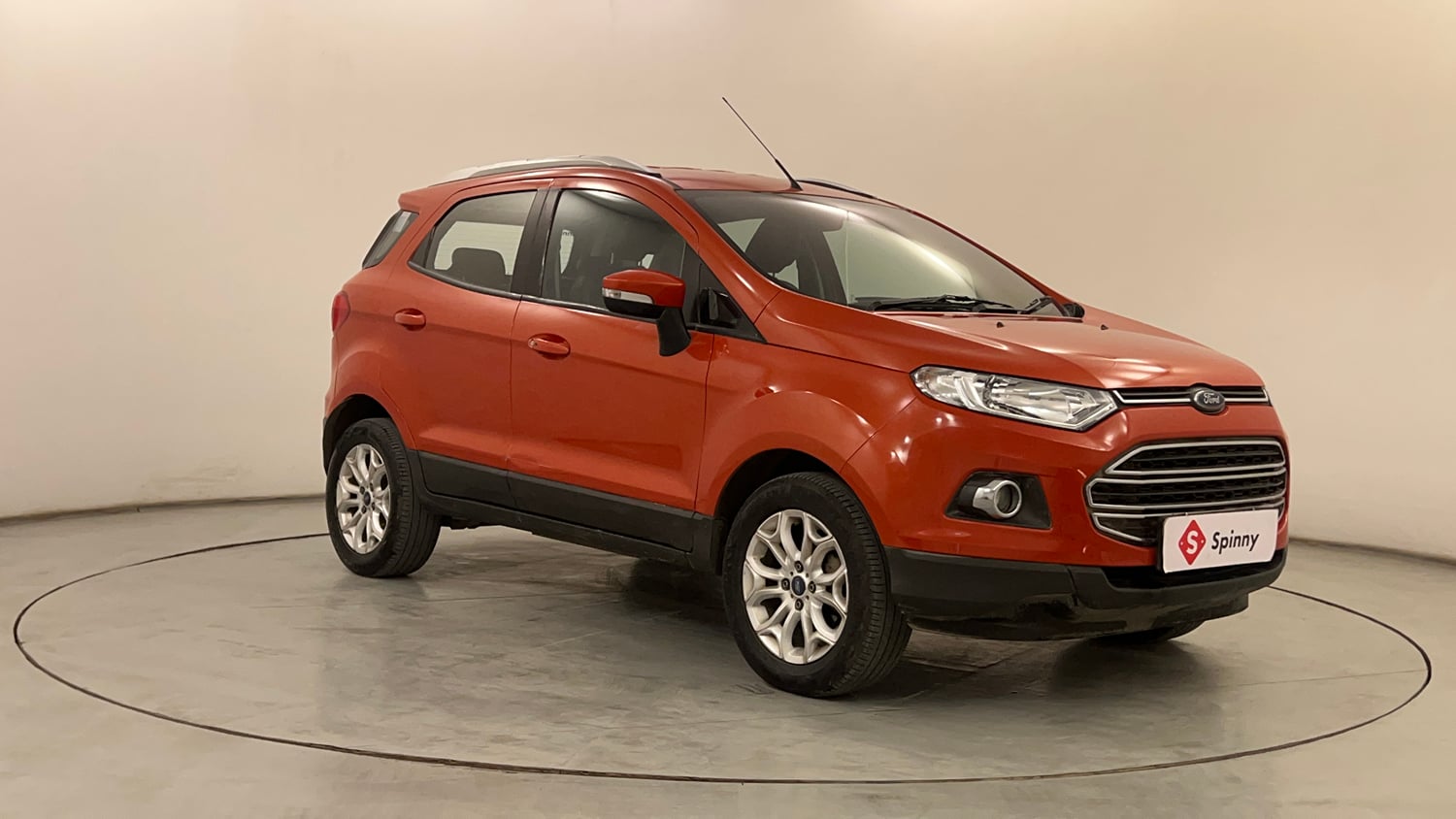 Used 2016 Ford EcoSport Titanium 1.5L Ti-VCT AT Petrol Automatic exterior RIGHT FRONT CORNER VIEW