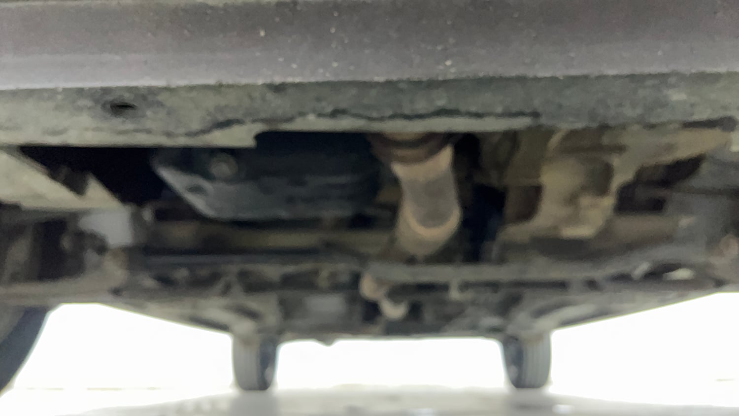 Used 2018 Tata Tiago Revotron XZ Petrol Manual extra FRONT LEFT UNDERBODY VIEW