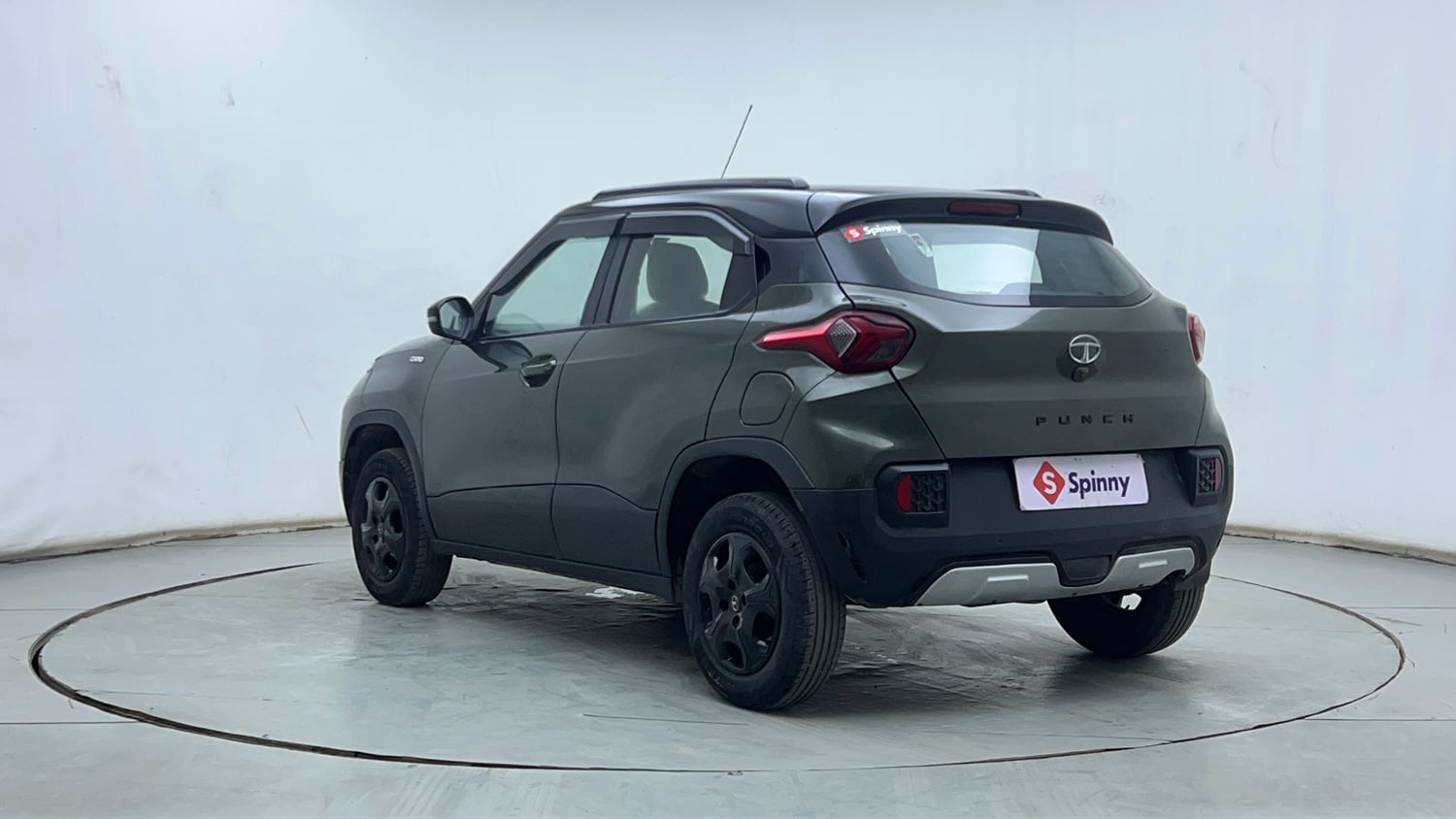 Used 2022 Tata Punch Accomplished AMT Petrol Automatic exterior LEFT REAR CORNER VIEW