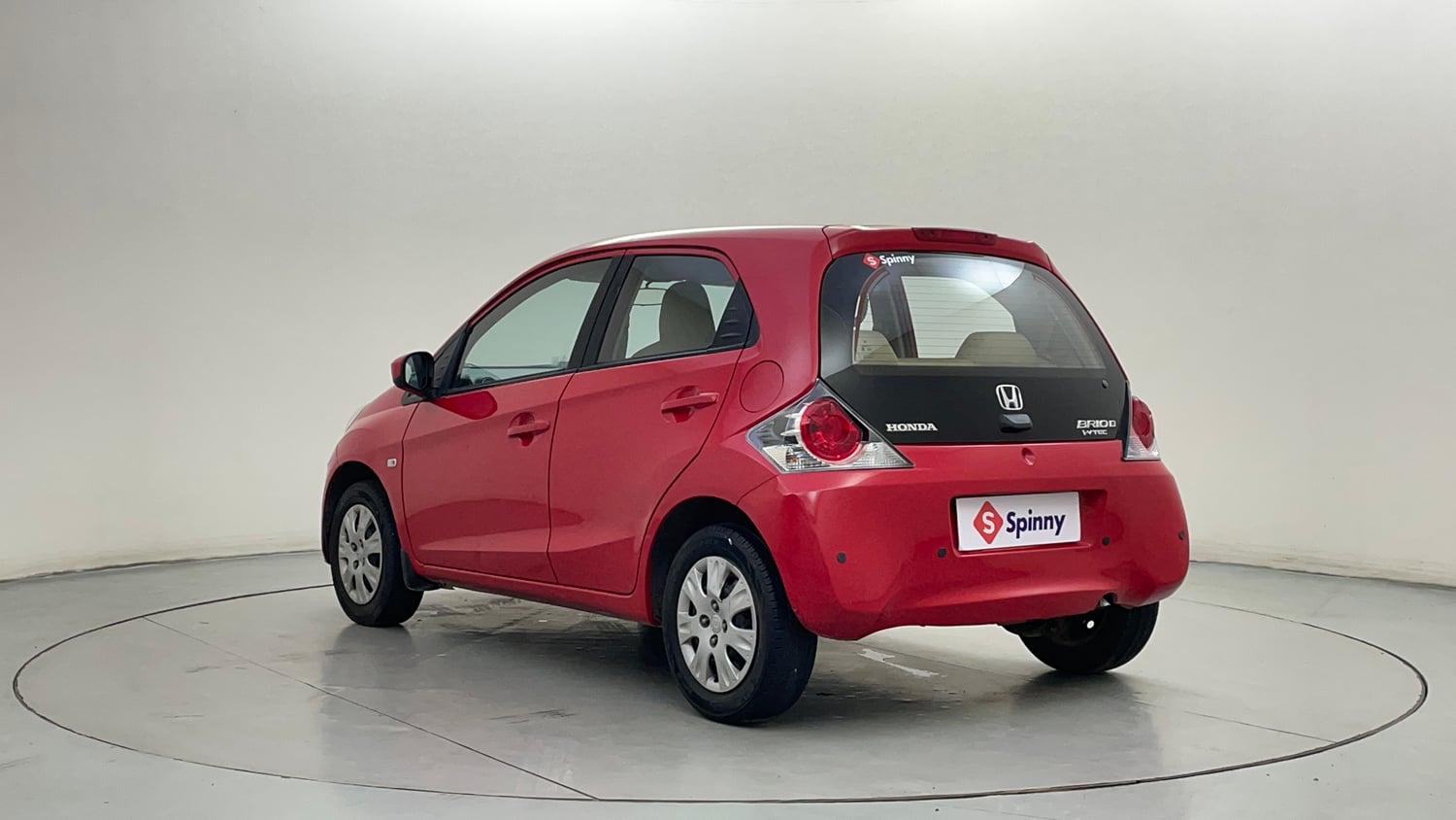 Used 2014 Honda Brio S MT Petrol Manual exterior LEFT REAR CORNER VIEW