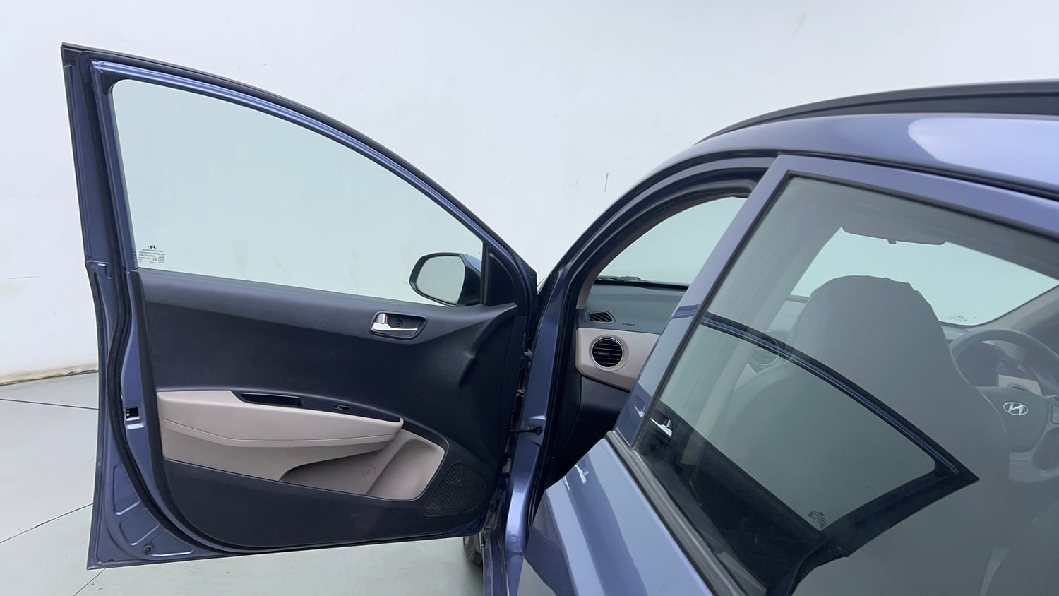 Used 2016 Hyundai Grand i10 Sportz 1.1 CRDi Diesel Manual interior LEFT FRONT DOOR OPEN VIEW