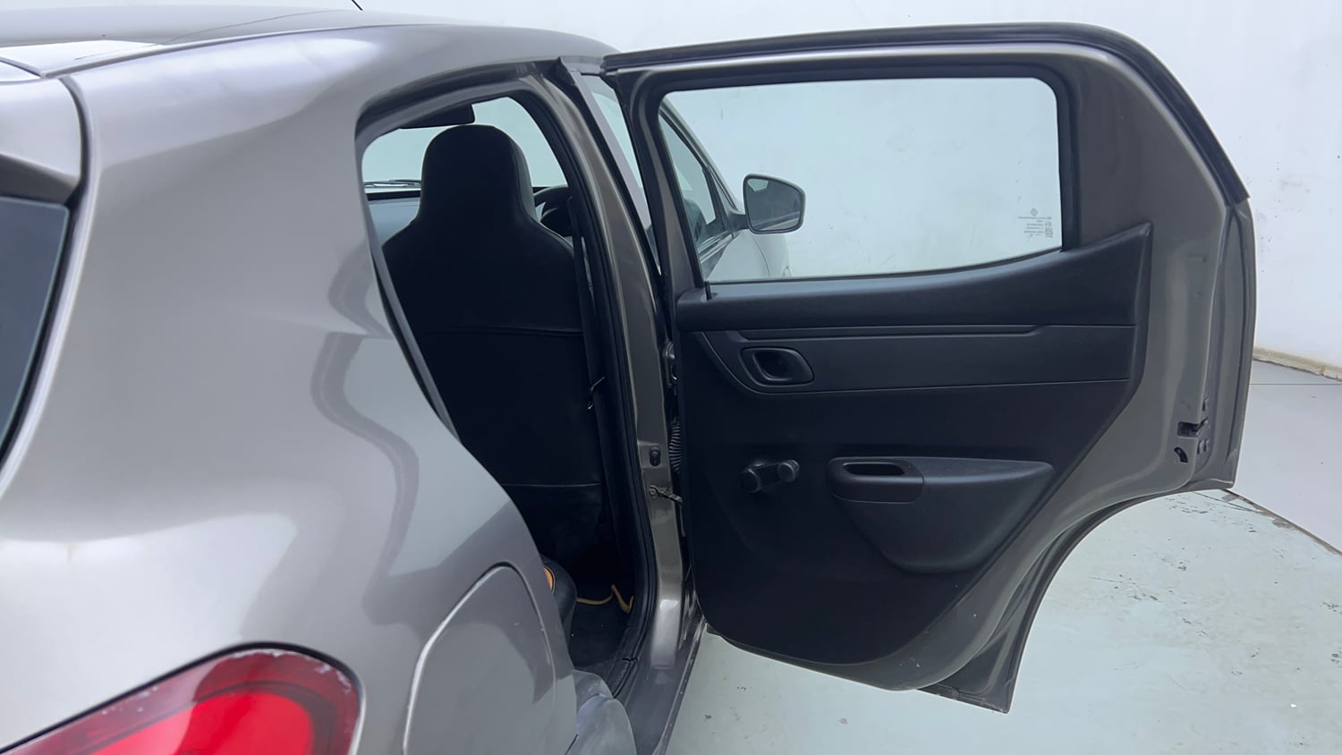 Used 2018 Renault Kwid 1.0 RXT AMT Opt Petrol Automatic interior RIGHT REAR DOOR OPEN VIEW