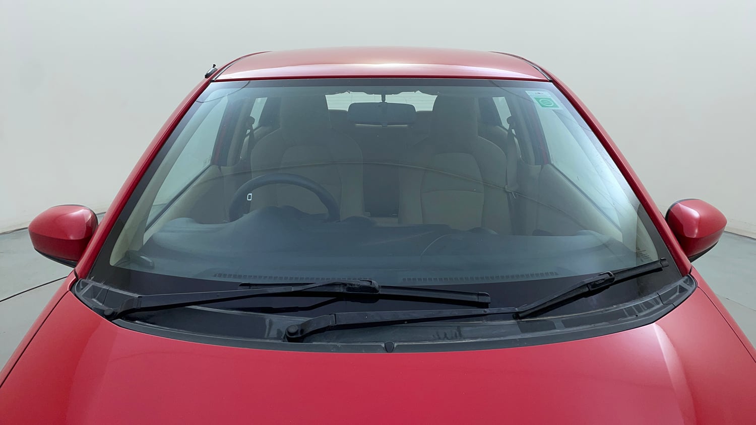 Used 2014 Honda Brio S MT Petrol Manual exterior FRONT WINDSHIELD VIEW