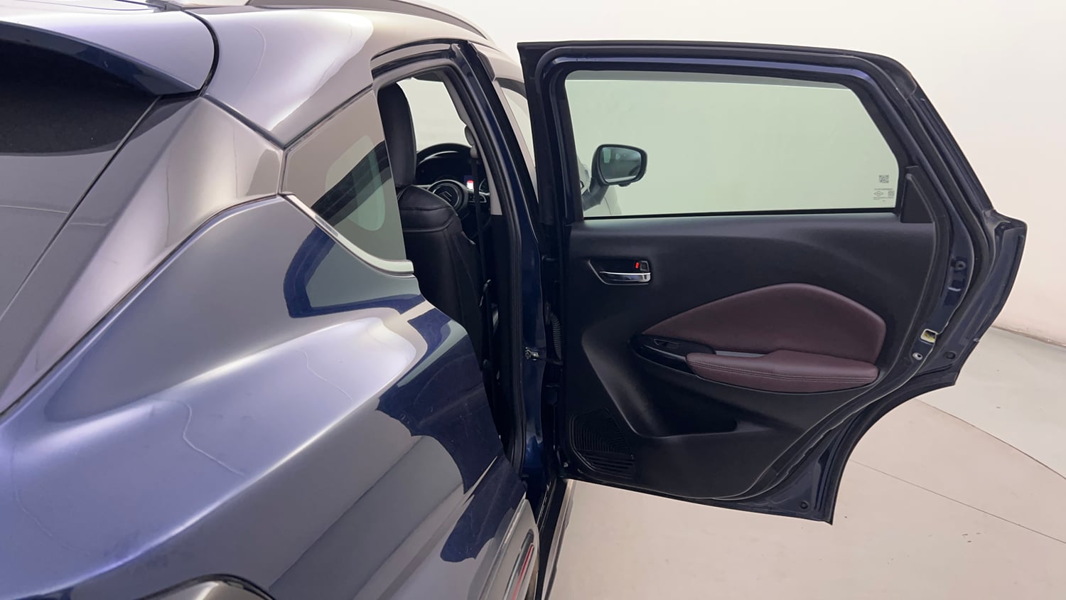 Used 2024 Maruti Suzuki Fronx Alpha 1.0L Turbo 6 AT Petrol Automatic interior RIGHT REAR DOOR OPEN VIEW