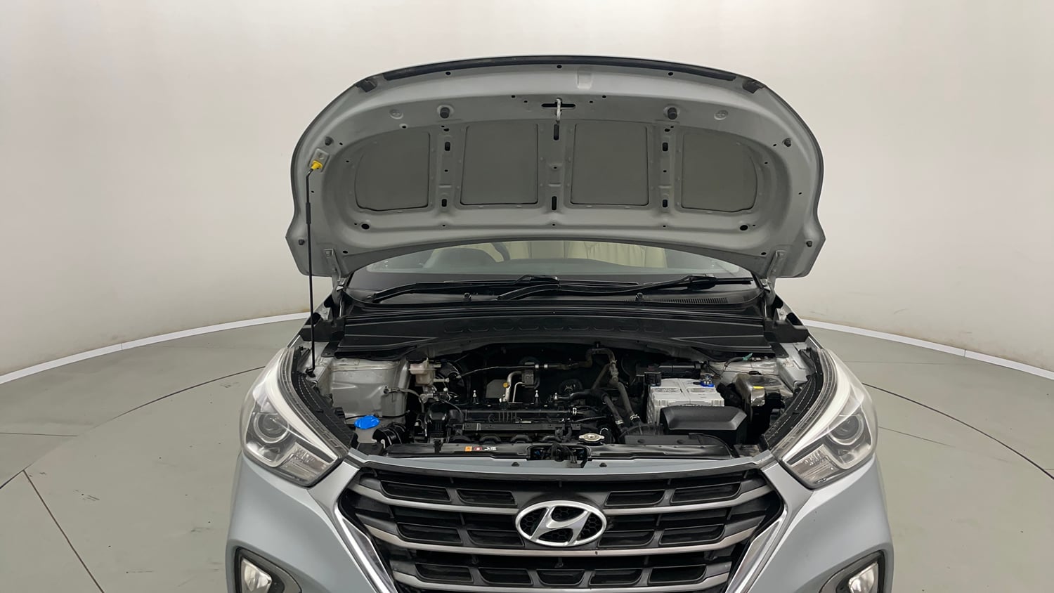 Used 2019 Hyundai Creta SX 1.6 AT Petrol Petrol Automatic engine ENGINE & BONNET OPEN FRONT VIEW