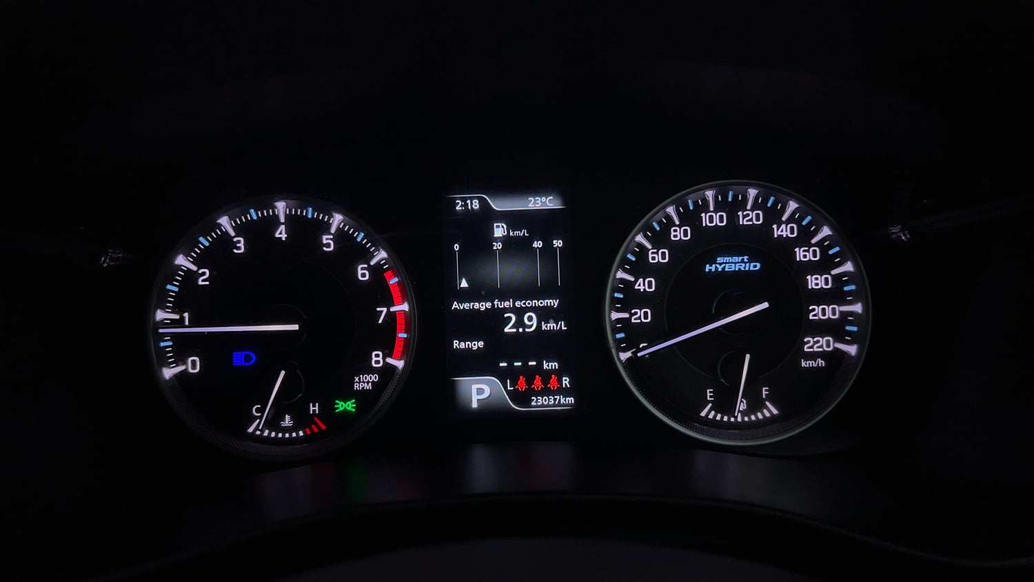 Used 2024 Maruti Suzuki Fronx Alpha 1.0L Turbo 6 AT Petrol Automatic interior CLUSTERMETER VIEW