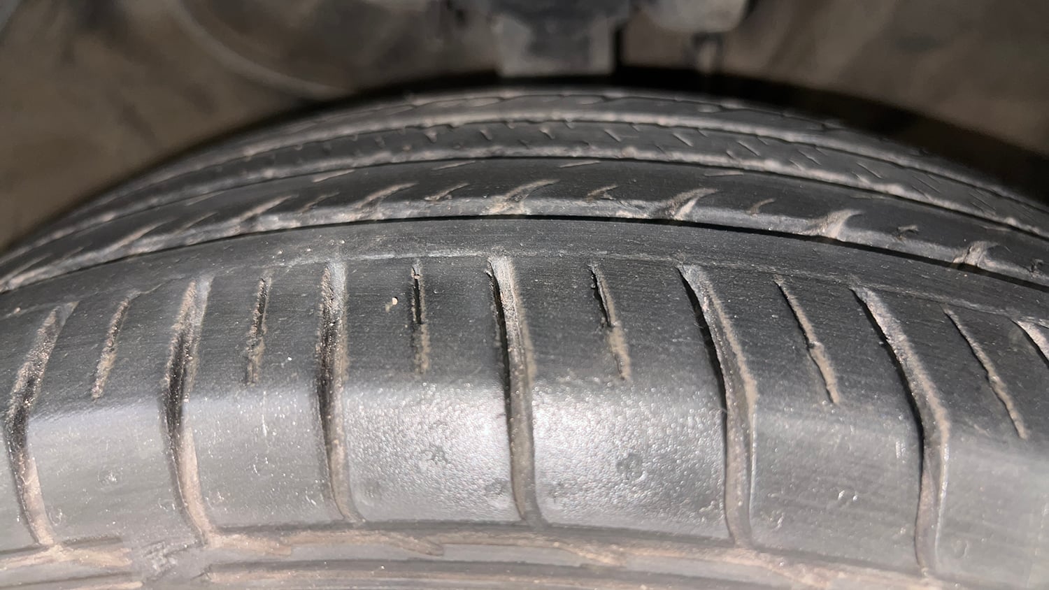 Used 2020 Kia Seltos GTX Plus 1.4 Petrol Manual tyres RIGHT FRONT TYRE TREAD VIEW