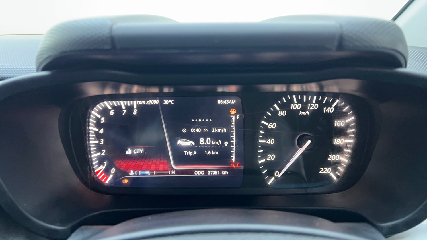 Used 2020 Tata Altroz XZ Petrol Petrol Manual interior CLUSTERMETER VIEW