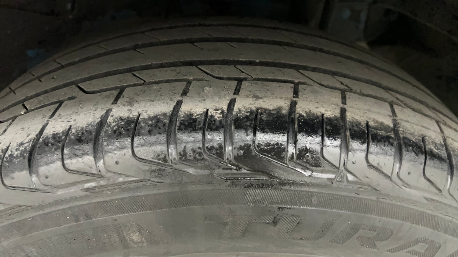 Used 2018 Tata Nexon XZ Plus Diesel Diesel Manual tyres LEFT REAR TYRE TREAD VIEW