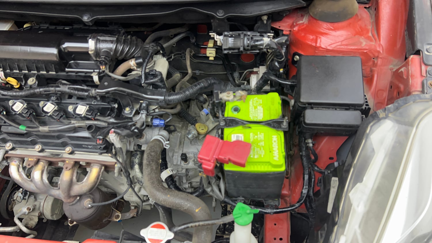 Used 2016 Maruti Suzuki Baleno Zeta 1.2 Petrol Manual engine ENGINE LEFT SIDE VIEW