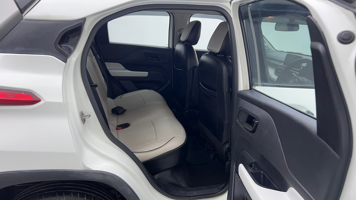 Used 2023 Tata Punch Accomplished AMT Petrol Automatic interior RIGHT SIDE REAR DOOR CABIN VIEW
