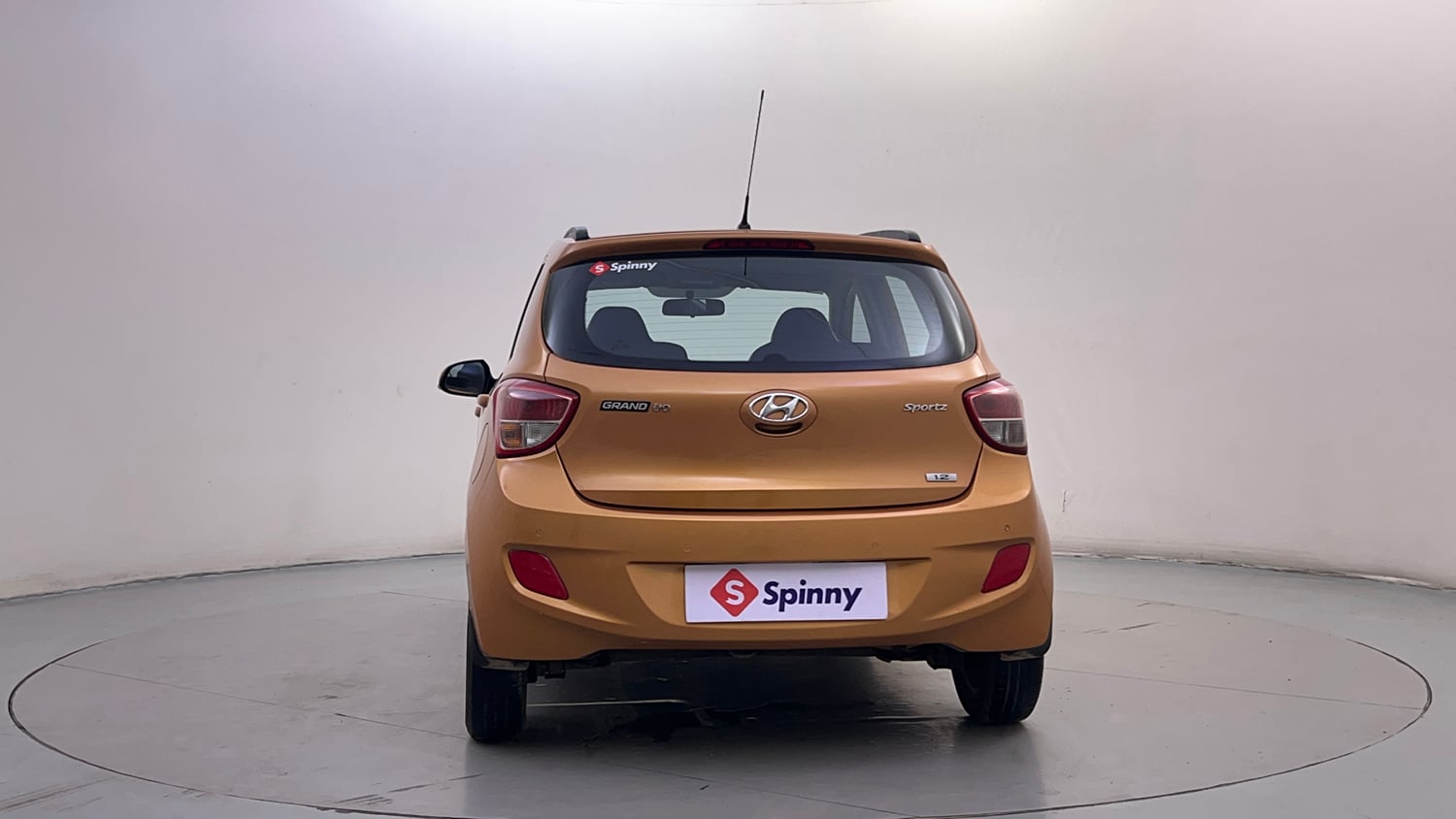 Used 2016 Hyundai Grand i10 Sportz 1.2 Kappa VTVT Petrol Manual exterior BACK VIEW