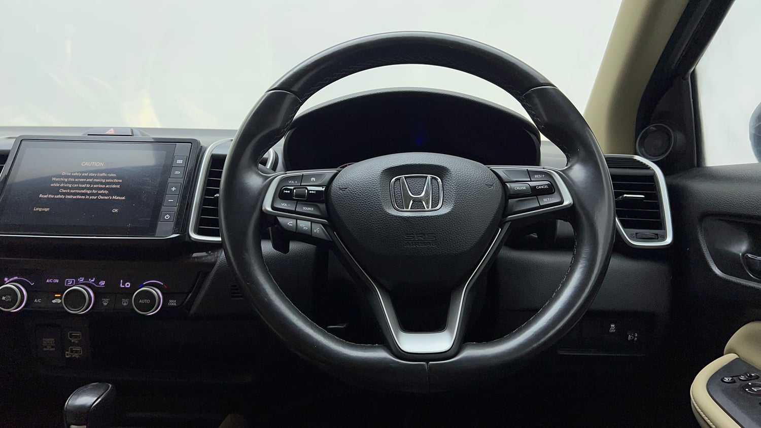 Used 2021 Honda City ZX CVT Petrol Petrol Automatic interior STEERING VIEW