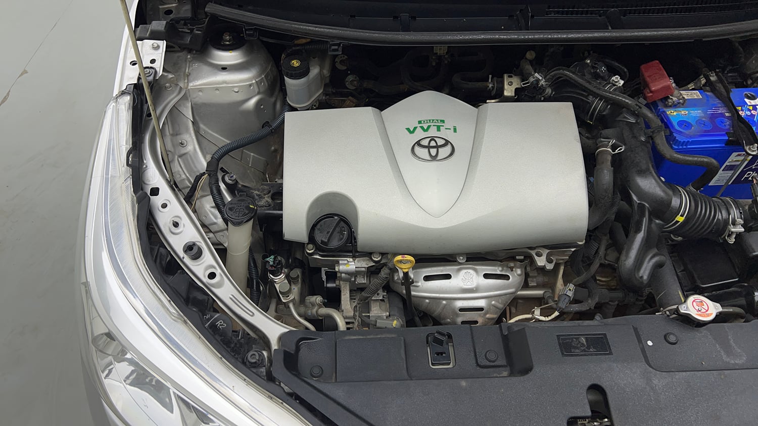 Used 2019 Toyota Yaris G CVT Petrol Automatic engine ENGINE RIGHT SIDE VIEW