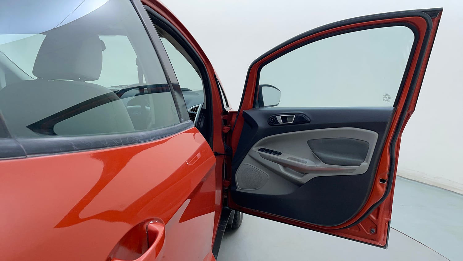 Used 2015 Ford EcoSport Titanium 1.5 Ti-VCT Petrol Manual interior RIGHT FRONT DOOR OPEN VIEW