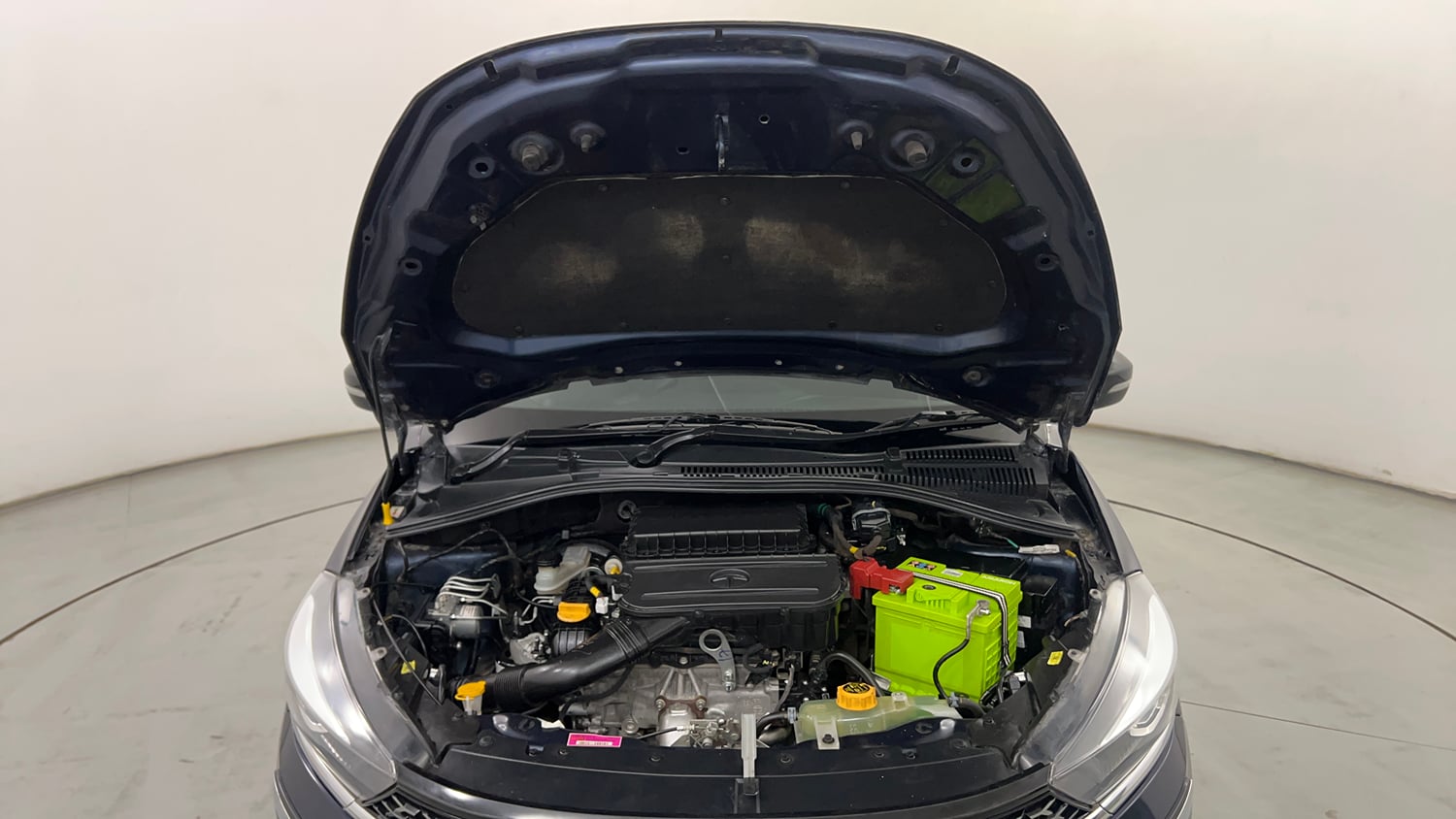Used 2023 Tata Tigor XZ Plus CNG Cng Manual engine ENGINE & BONNET OPEN FRONT VIEW