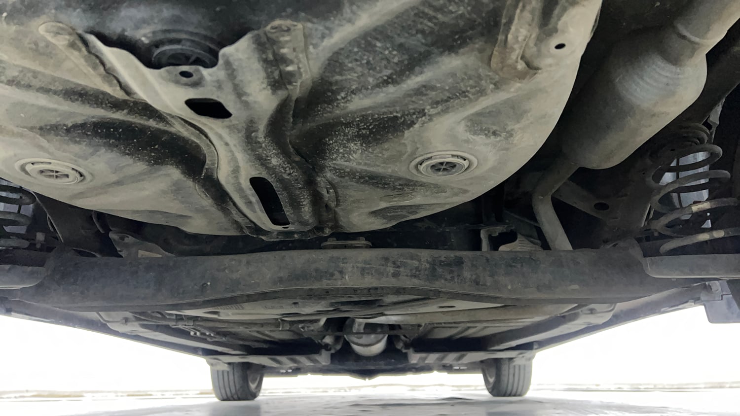 Used 2022 Maruti Suzuki Baleno Alpha MT Petrol Manual extra REAR UNDERBODY VIEW (TAKEN FROM REAR)