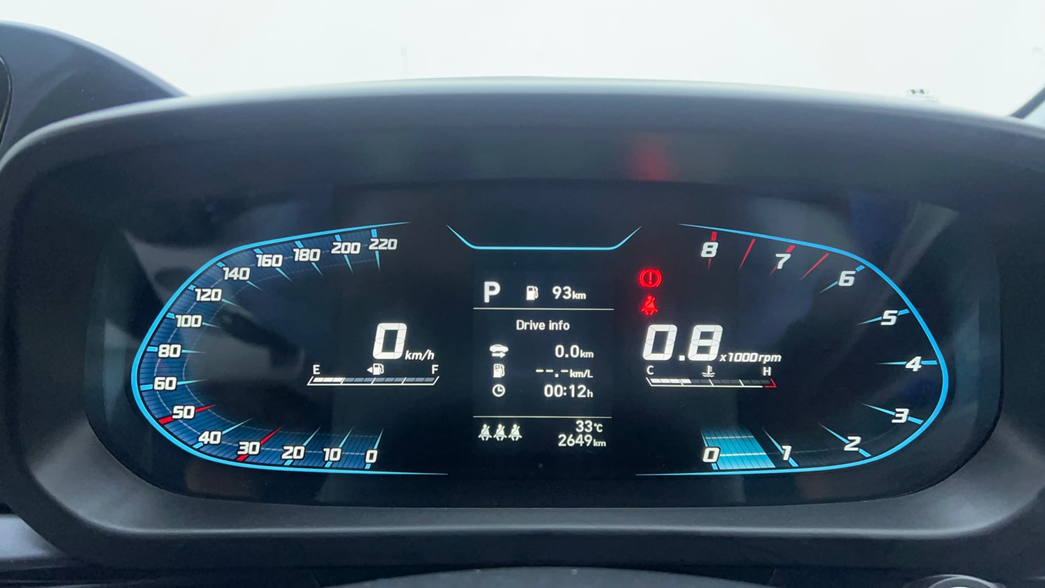 Used 2026 Hyundai New i20 Asta (O) 1.2 IVT Petrol Automatic interior CLUSTERMETER VIEW