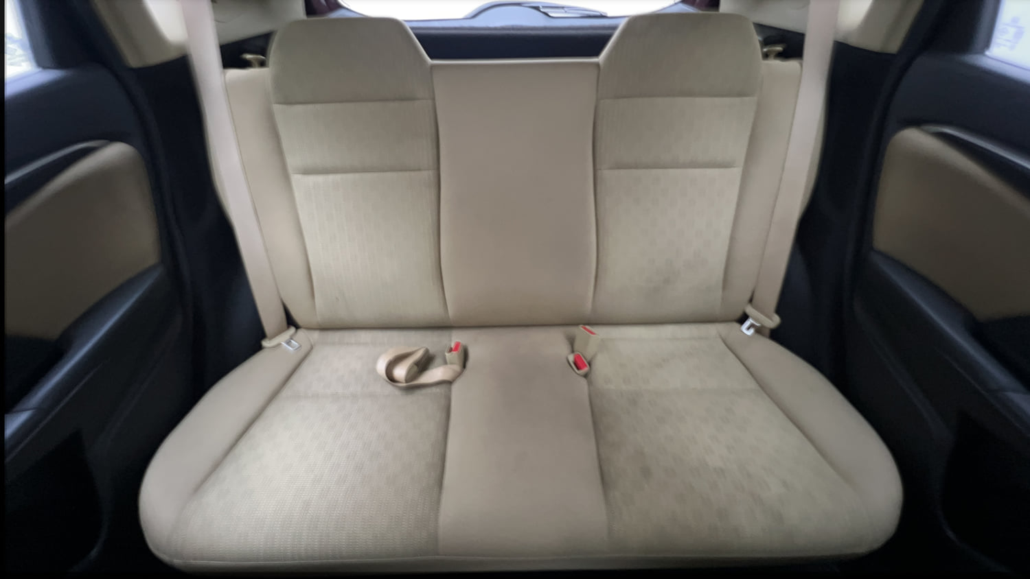Used 2017 Honda Jazz V AT Petrol Petrol Automatic interior REAR SEAT CONDITION VIEW