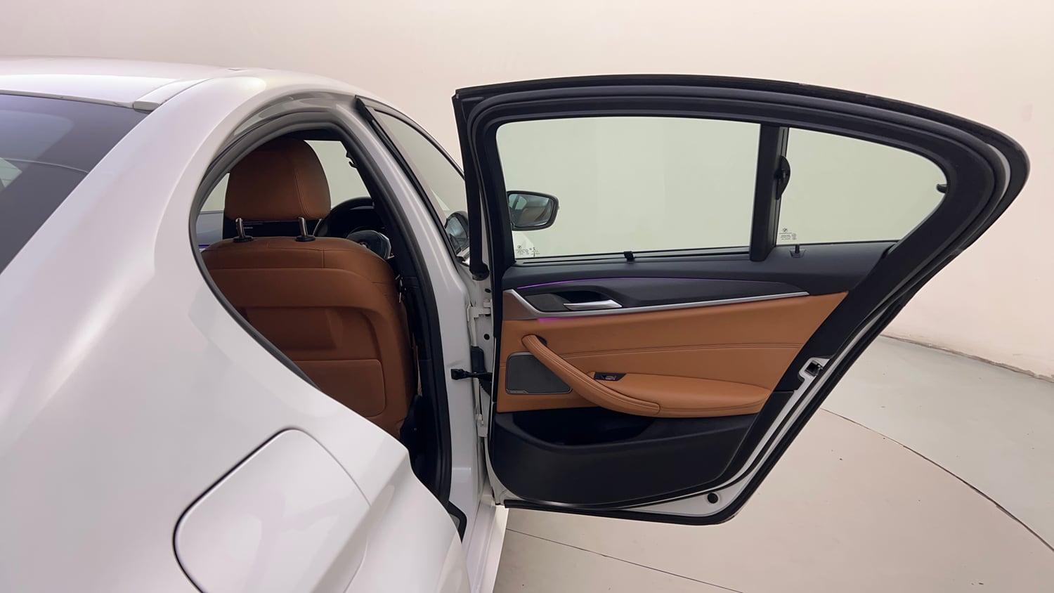 Used 2022 BMW 5 Series Carbon Edition Petrol Automatic interior RIGHT REAR DOOR OPEN VIEW